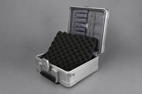Precision-cut custom foam inserts designed for the aluminium personal item flight case.