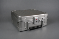 Aluminium personal item flight case with a durable hard shell, designed for travel and everyday carry