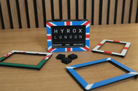 Complete HYROX patch display kit including the display, connector blocks and mounting accessories.