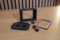 HYROX patch display shown disassembled to highlight the interchangeable components.