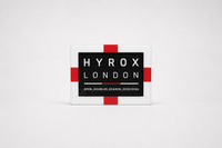 England HYROX patch display featuring the St George's Cross front plate.