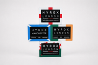 Modular HYROX patch display designed to showcase your race patch at home or in the gym.